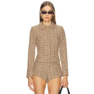 LOBA Daphne Tweed Jacket in Brown Multi