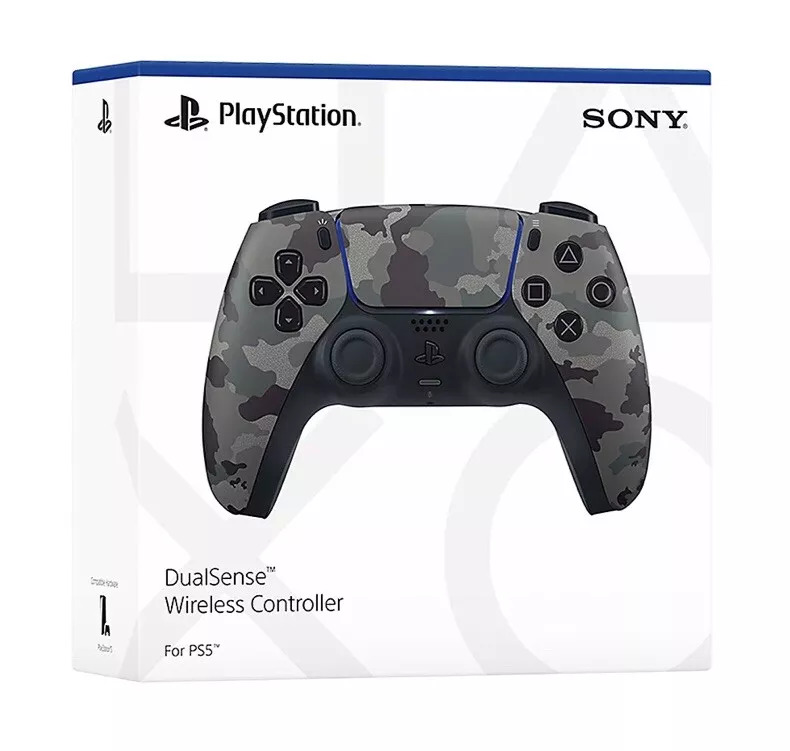 Sony PlayStation 5 DualSense Wireless Controller - Gray Camo