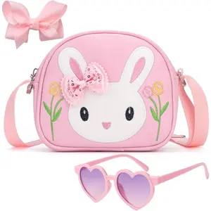 KF5-CPB28  Toddler Purse-Small Kids Purse, Girls Bunny Purse, Little Girl Purse-Birthday Gifts Purse for Girls