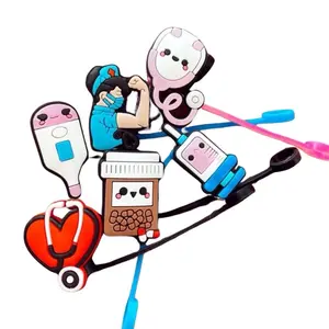 Nurse/Medical Staff Straw Covers Reusable Waterproof Tumbler Accessories