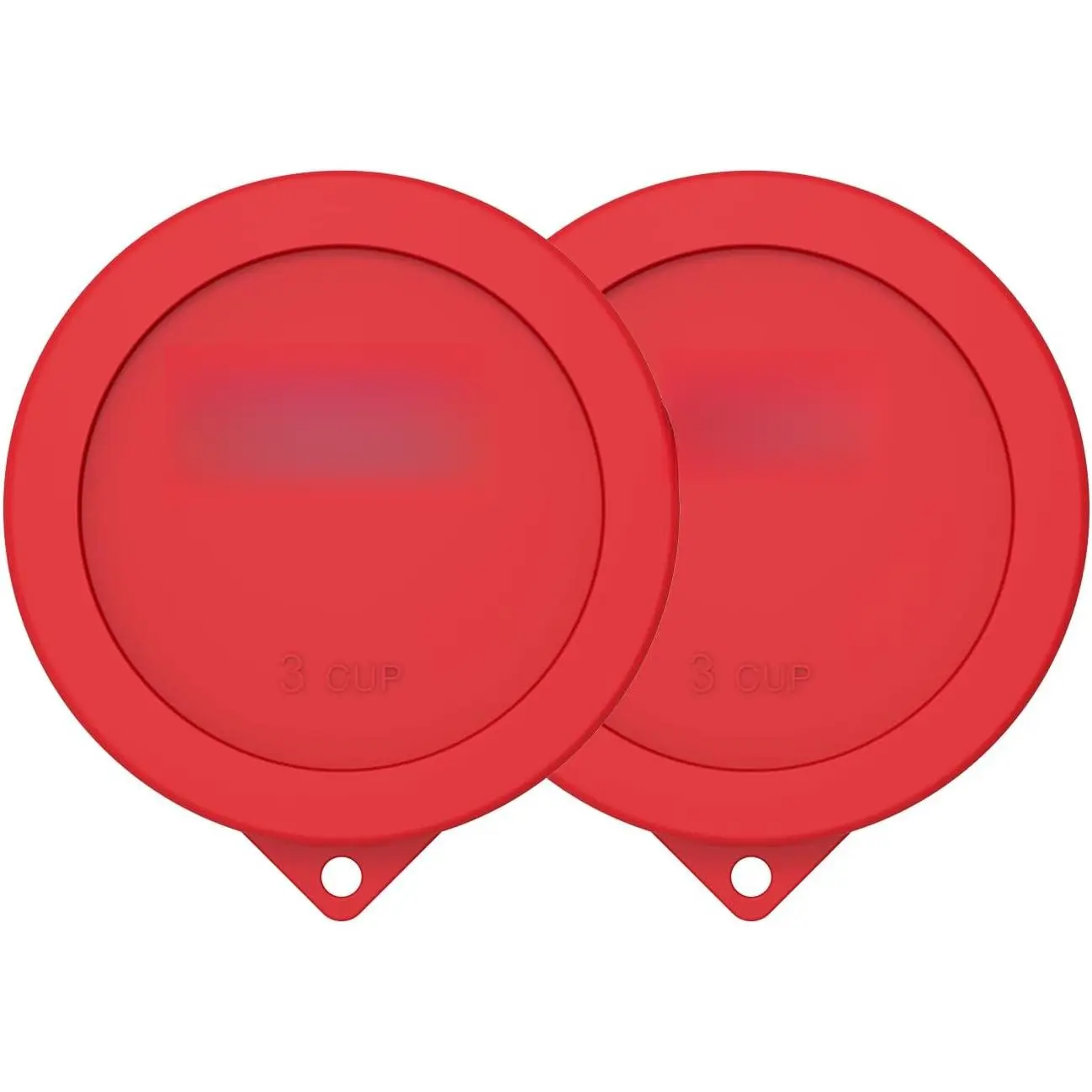 Silicone Replacement Lids for Pyrex Sculpted Glass & Tinted Glass Bowls Mixing Bowls, Lids For 7401-s 3-Cup(Container not included)