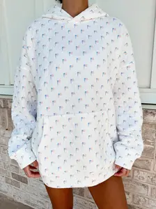 American Flag Quilted Hoodie