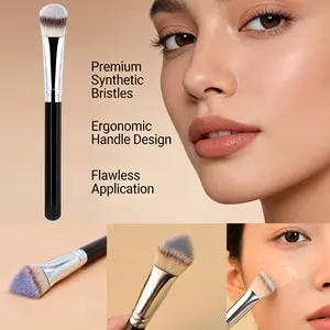 Soft Makeup Brush Set, Triangle Foundation Brushes, Concealer & Detailing Brushes, Bb Cream & Isolation Brushes, Portable Cosmetic Tools