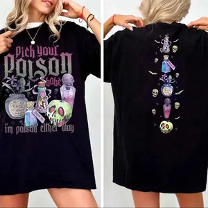 Pick Your Poison 2-Sides Tshirt/Sweatshirt/Hoodie, Poison Twosides Shirt, Halloween Villian Shirt, Halloween shirt