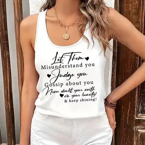 "Let Them Misunderstand You" Inspirational Tank Top