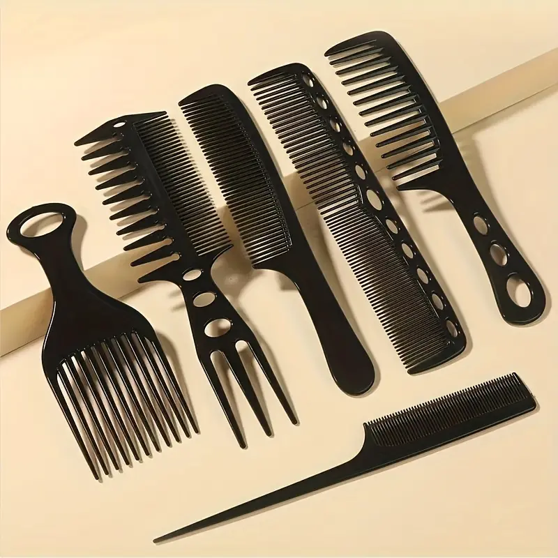 Barber Hairdressing Comb, Barber Fade Combs, For Hair Styling, Detangling Hair Brush