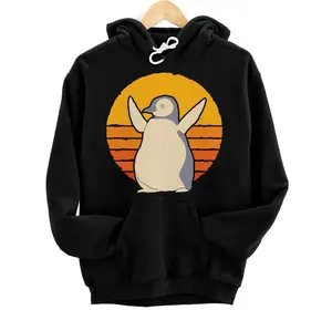 Retro Penguin Hoodie, Sweatshirt, T-Shirt