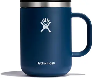 Hydro Flask Coffee Mug – Insulated Stainless Steel, Non Spill, Leak Resistant Travel Mug 24 Oz Indigo Blue