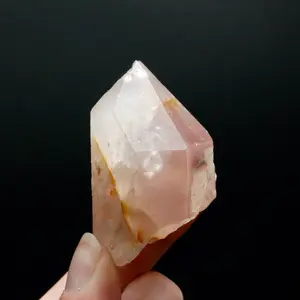 2.2in 73g Rare Devic Temple Hematoid Pink Lithium Lemurian Quartz Crystal Starbrary, Brazil