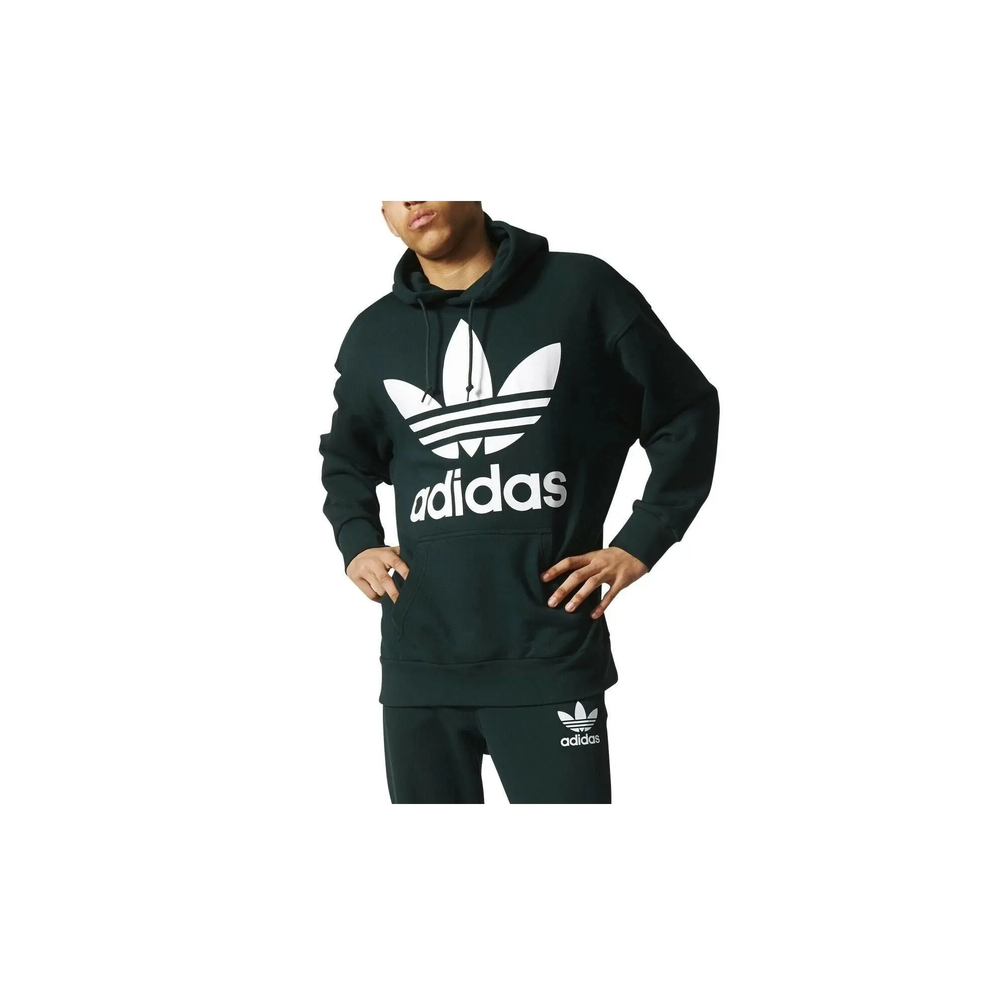 Adicolor Trefoil Hoodie "Green Night" BQ1871