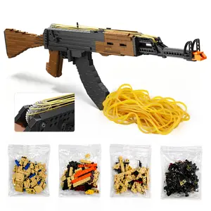 TOKMOC 1166 Pieces, 33.8in Classic Model Rubber Band Structure Building Blocks Toy,STEM DIY Assembly Playability Building Bricks Toy, Building Kit Gift for Model hobbyists & Lovers,Bookshelf Display Cabinet,For aged 12 and above, Stress relief toy,66044