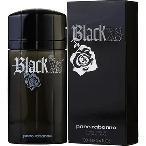 Paco Rabanne Black XS for Men Eau de Toilette Spray [Original Box], 3.4 Ounce