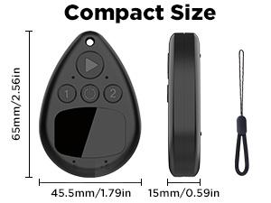 1pc Wireless Auto Clicker for iPhone - Bluetooth Battery-Powered Phone Screen Tapper, Silent Adjustable-Speed Console Accessories for Video Game, TikTok Live Broadcast Likes