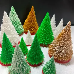 3D Printed Christmas Tree Set - Festive Home Decorations Lightweight Ornaments christmas trees decor vintage christmas tree mini christmas tree christmas celebration