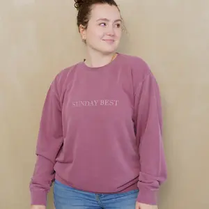 Sunday Best Crewneck - Mauve
