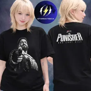 The Punisher One Last Kill No Mercy Two Sided Unisex T-Shirt KNW