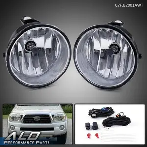 Fit For 2005-2011 Toyota Tacoma Clear Bumper Fog Lights Lamps W/ Switch+Bulbs