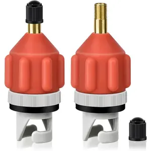 2 count Stand Up Paddle Board Pump Adapter,  Sealing Air Valve Adapter for Inflatable Boat,  Kayak Accessories for Quick Inflation and Deflation