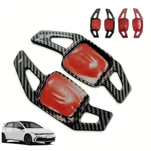2 Pieces Car Abs Plastic Shift Paddles, Steering Wheel Paddle Shifters for Volkswagen Tiguan 2017-2020, Passat 2018-2020