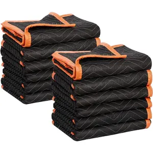 Heavy Duty Padded Moving Blankets 72" x 80" - 24 Pack