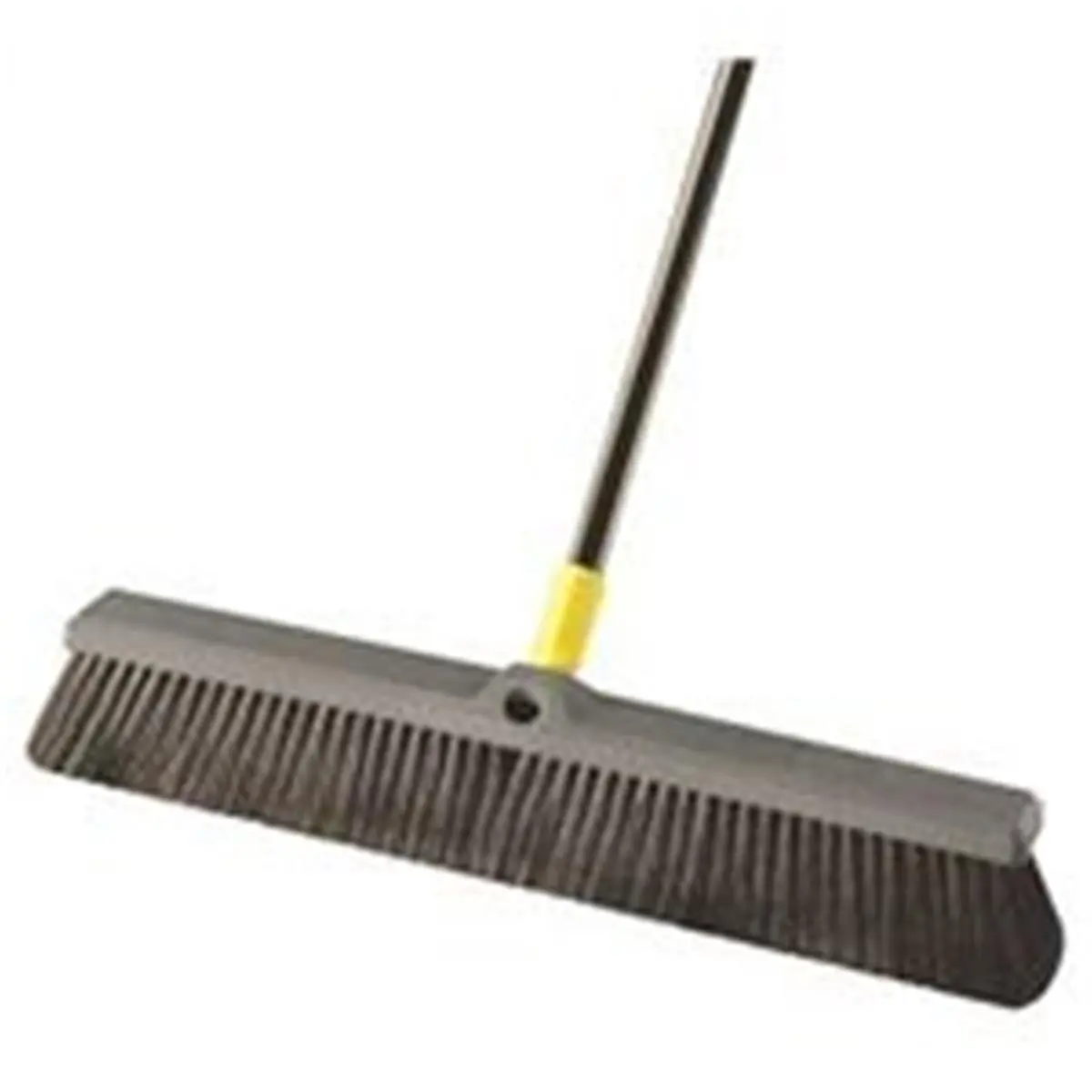 212 MAIN Quickie Bulldozer Multi-Sweep Push Broom with Handle - 24 in, Smooth, Durable, Steel-Enhanced, Polypropylene Fiber for Smooth Floors (Series 533, Quickie Manufacturing 0418244)