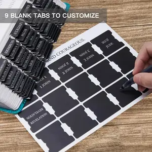 Layered Bible Index Card for Women & Men, Large Size Printed Index Card, Bohemian Design, Easy Navigation, Suitable for All Ages