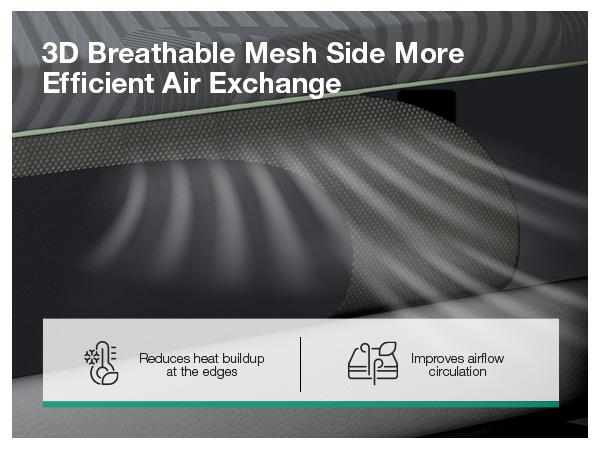 Novilla AiryFlow Memory Foam Mattress- Cool Night & Spinal Alignment, Pressure Relief & Motion Isolation, Green Tea-Infused, CertiPUR-US Certified, Medium Firm