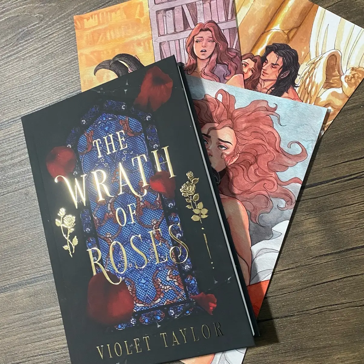 Foil Cover **Special Edition Bundle** The Wrath of Roses by Violet Taylor (SFW/NSFW Prints Signed Special Edition Foil Cover Dark Romance Fairytale Re