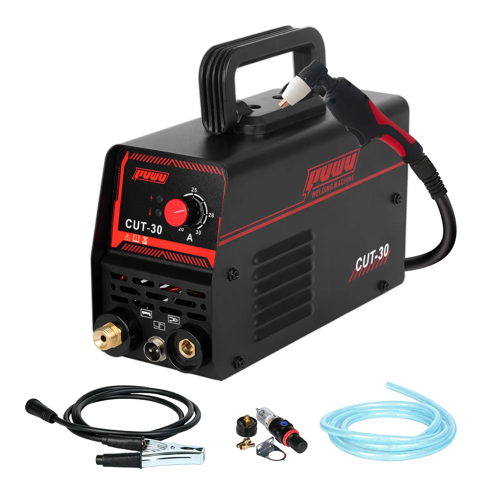 PUWU CUT-30A IGBT Inverter High-Frequency Contact Plasma Cutter - Metal Cutting Machine, 11MM Max Cutting Thickness, Plasma Cutting Machines