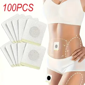 100 Count Belly Button Patches, Soft Non-Woven Fabric, Hyaluronic Acid-Infused, Refreshing Scent for All Skin Types, Easy Adhesion and Long-Lasting Comfort