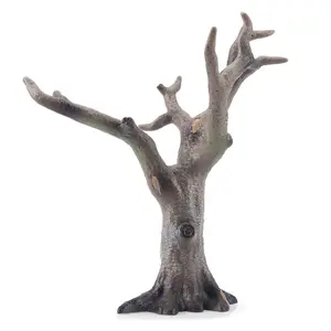 TOYMANY Plastic Hand-Painted Bare Branch Tree Figurine Toy - Miniature Scene Model, Nature Ornaments, Collectible Room Decor, Decoration Items, Home Decor Accessory for Montessori Sensory Play, Ideal Gift