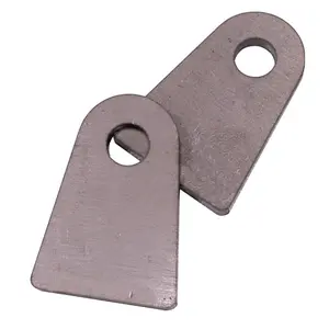 TORQUE 2PCS of Universal Weld-on Shock Tab - Flat Bottom Mount, 1-3/4" Width, 2-1/2" Height, 1/2" Bolt Hole, 1/4" Thick Steel Mounting Bracket (TR1134)