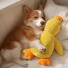 Cute Duck Design Pet Toy, 1 Count Durable Plush Interactive Pet Chew Toy, Dog & Cat Accessories for Small Dogs, Puppy Teeth Cleaning Toy