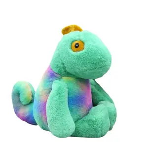 Simulated Chameleon Plush Toy, Lying Lizard Doll, Bed Sleeping Pillow, Comfort Doll, Children's Gift