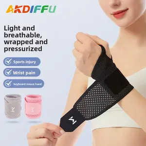 Sports pressurized wrist guard, light and breathable, adjustable wrist guard, fitness yoga, badminton, high elastic bandage, wrist guard.
