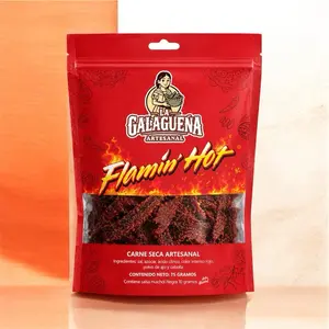 Artesanal La Galagueña Carne Seca, "Flamin Hot" Dried Meat Snack