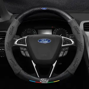 Anti-Slip Car Steering Wheel Cover, Breathable Protection for Ford Focus Mk2/mk3/mk4/fiesta Mk7/transit Custom, Durable Vehicle Accessory