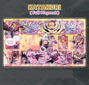 Onee Piiece Katakuri TCG CCG Playmat Anime Desk Mat Mousepad Trading Card Game Mat