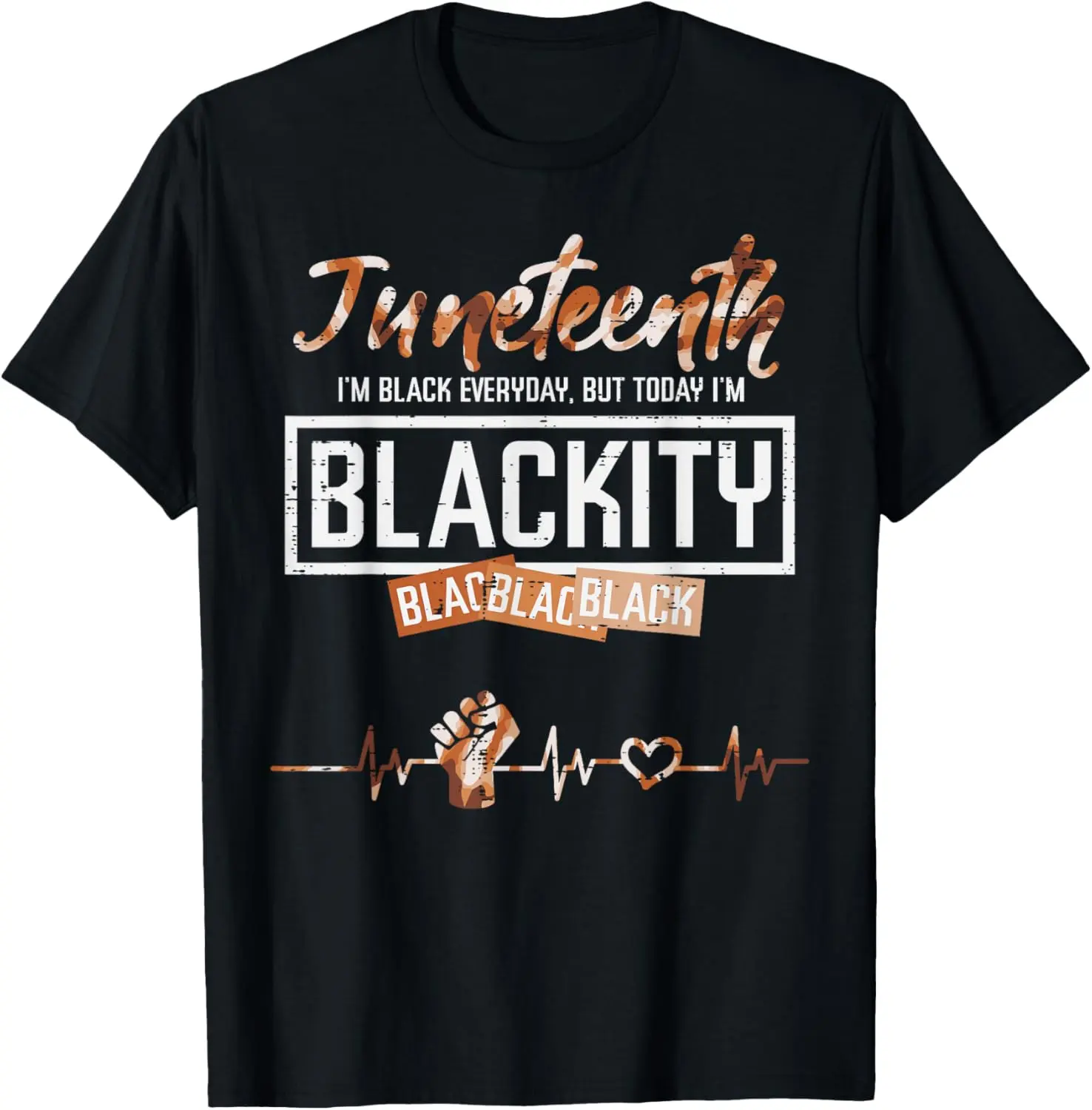 Women's Juneteenth Melanin Graphic T-Shirt, 100% Cotton Casual Short Sleeve Round Neck Top, Lightweight and Soft Fabric