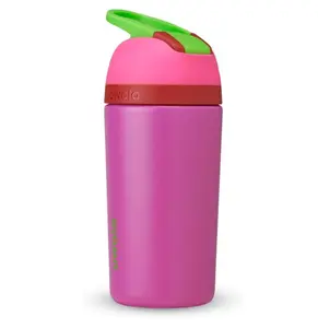 Owala Kids Flip Insulated Stainless-Steel Water Bottle with Straw and Locking Lid, 14-Ounce