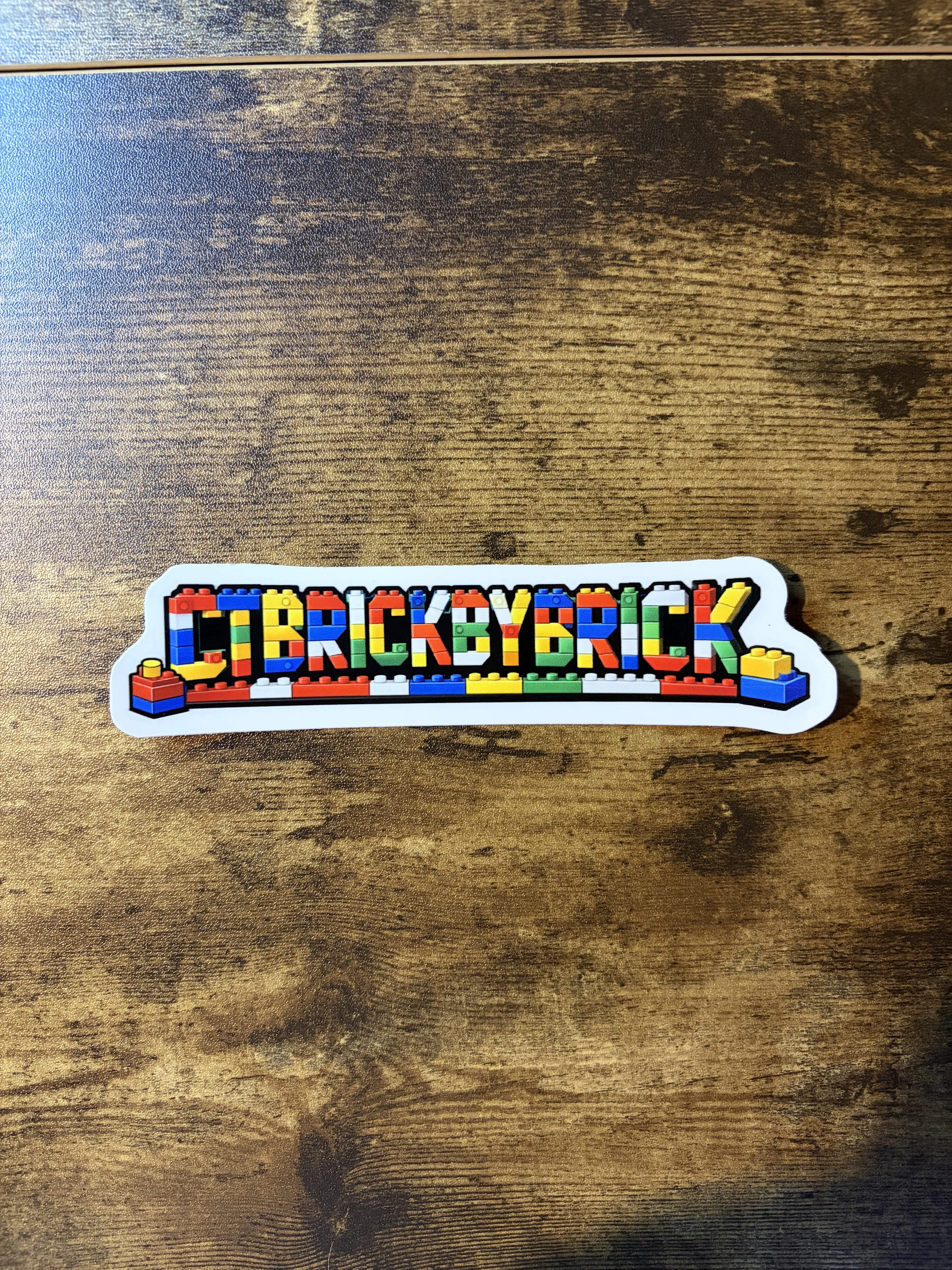 CT Brick By Brick Sticker CT Brick By Brick Sticker