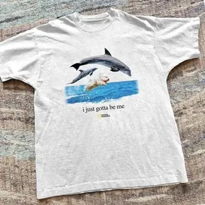 Youth & Adult National Geographic dolphin Graphic T-shirt, 90s Graphic Tee, Streetwear Style, Gift for Women, Men
