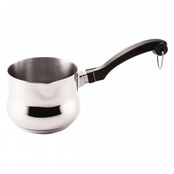 212 MAIN Handy Aluminium Melting Pot with Pouring Lip, 0.625 Qt Stainless Steel Butter Warmer Pan, Essential Kitchen Cookware