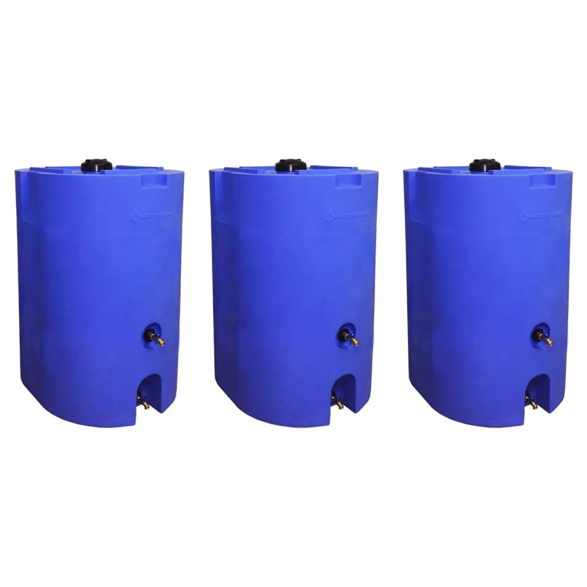 WaterPrepared 160 Gal Stackable Design Utility Water Tank w/ Large Cap, (3 Pack) WaterPrepared 160 Gal Stackable Design Utility Water Tank w/ Large Cap, (3 Pack)