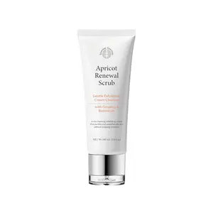 Apricot Renewal Scrub, Gentle Exfoliating Cream Cleanser with Ginseng and Botanicals, 100 mL (3.4 fl oz)