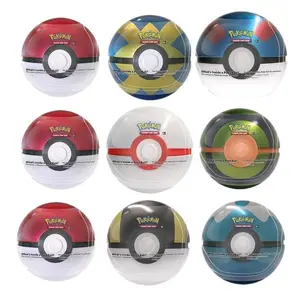 Pokémon Pokeball Tin - Collectible Tin Featuring Classic Color Designs for Pokémon Fans pokemon cards