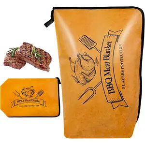 BBQ Blanket for Resting Meat - Insulated Blanket Bag for Large Briskets, Turkeys, Pork -  Grilling Accessory & Birthday Gifts for Men, Dad, Grill Masters (21 inch)