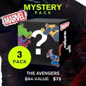 PSD Mens Marvel The Avengers Mystery Boxer Brief 3-Pack Bundle - Standard Length 7 Inch Inseam, Soft, Stretchy, and Breathable Poly Blend Fabric Menswear Printed Boxer Briefs