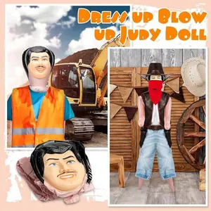 1pc/2pcs Inflatable Male Doll 59 Inch, Perfect for Parties, Pranks, Bachelorette, Halloween, Birthdays, Fun Gag Gift, Party Accessory