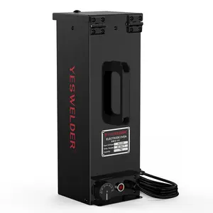 YESWELDER 110V Portable Welding Rod Oven with 15LB Capacity | 85-300°F Adjustable Temperature Electrode Oven | Fits 15" Electrodes for STICK Welding